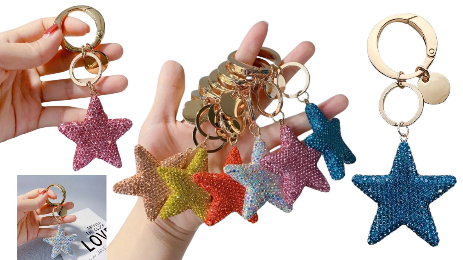 LLAVERO ESTRELLA COLORES LLAVERO ESTRELLA COLORES